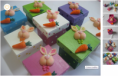 Caixinha coelho biscuit
